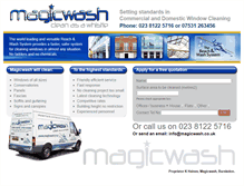 Tablet Screenshot of magicwash.co.uk